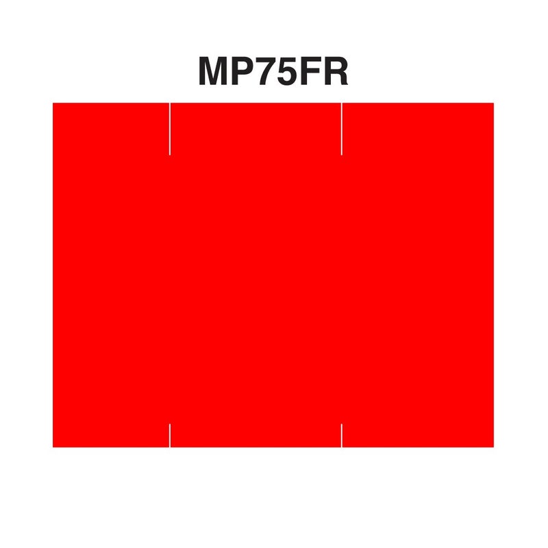 Monarch Specialties Fluorescent Red Pricing Labels to fit MonarchÂ® 1151Â®, 1152Â®, 1153Â®, 1175Â®, 1176Â®, and 1177Â® Pricers. 6 Rolls with 1 Free Ink Roller. - Image 2